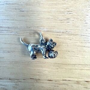 Cat 925‎ Sterling Silver Charm